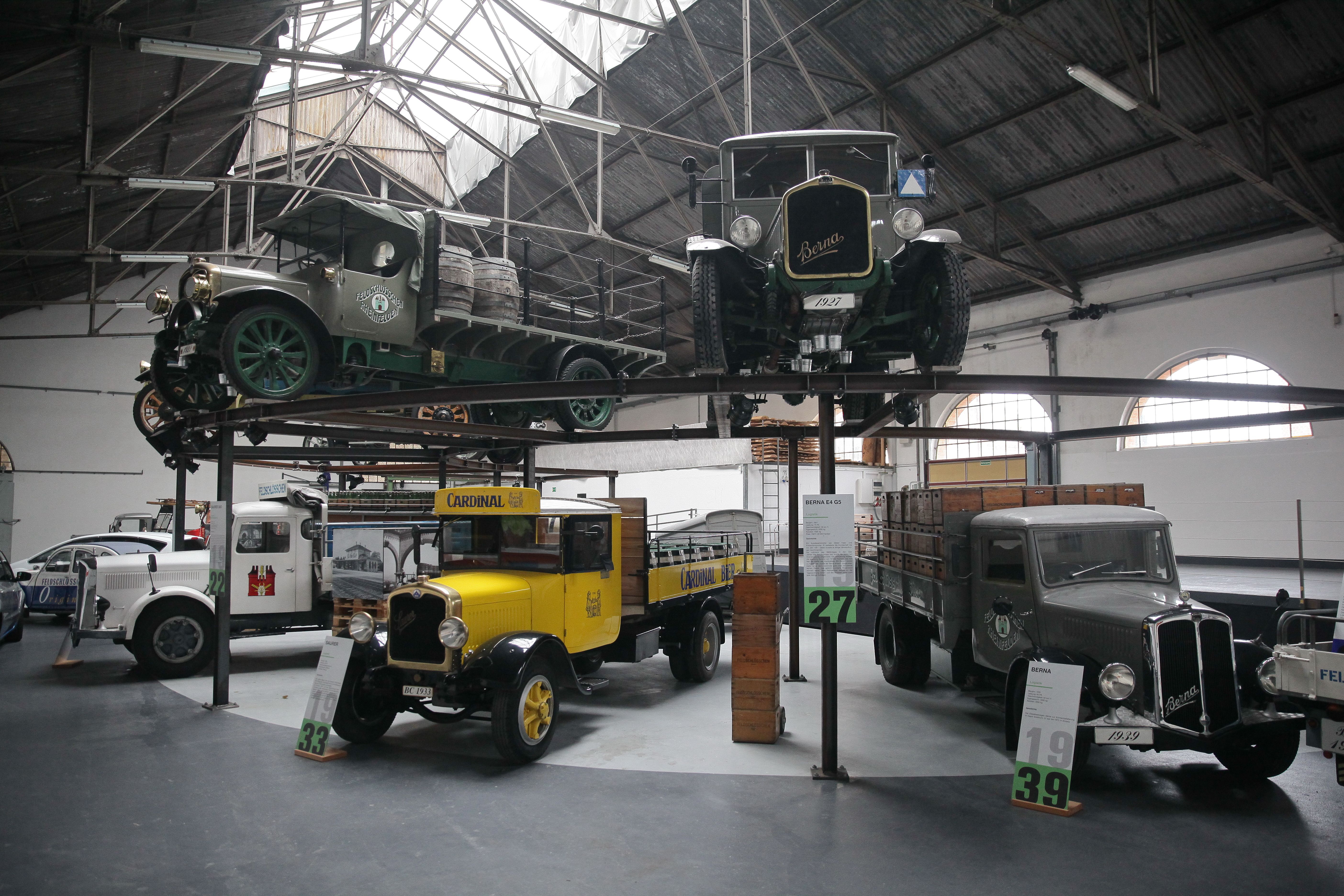 Feldschlösschen Nutzfahrzeug-Oldtimer Ausstellung