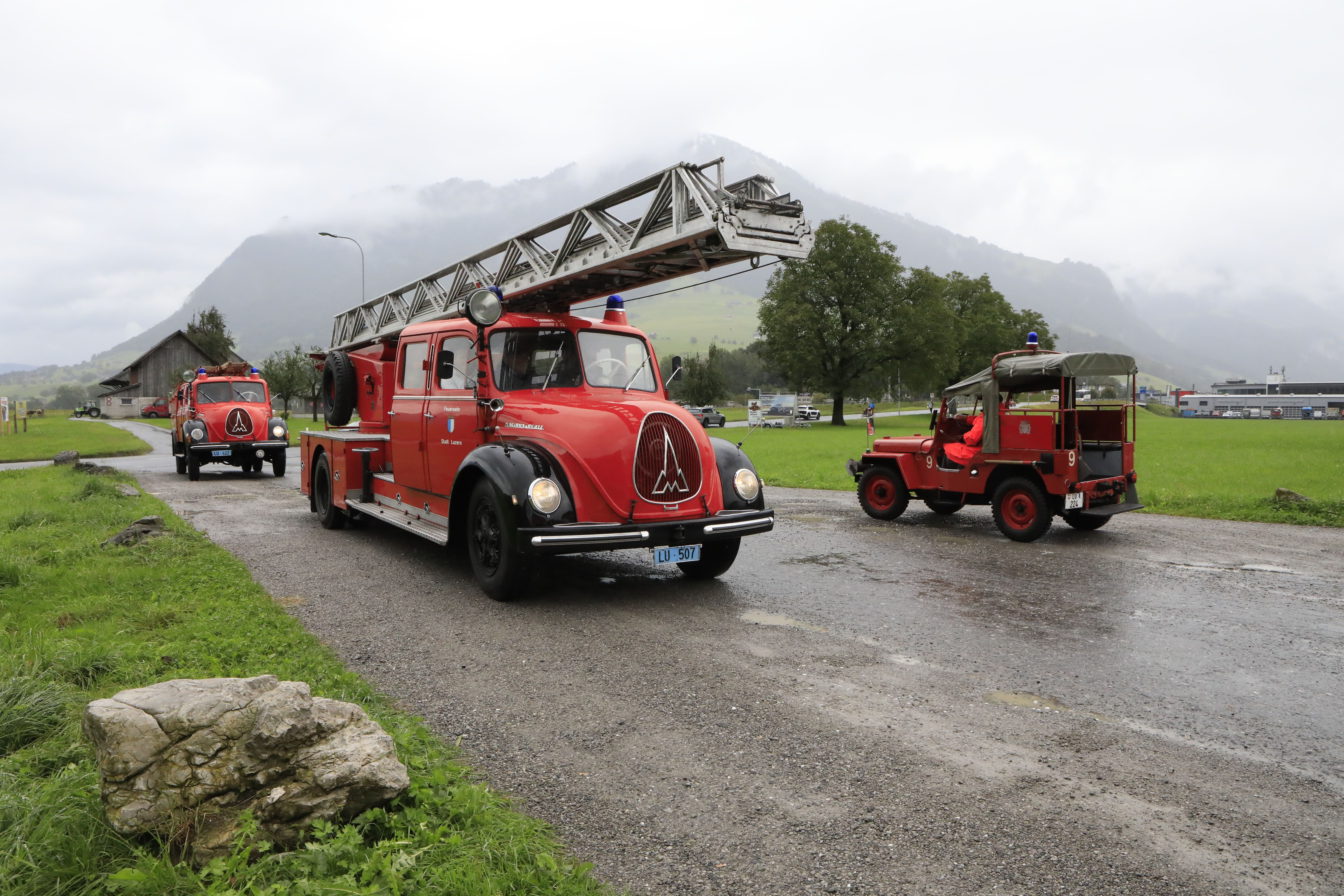 Mitgliederausfahrt IG Rundhauber der FW-Luzern