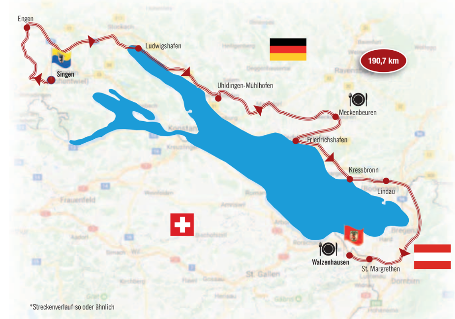 Seegefrörne 2020, Route Samstag